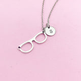 Eyeglasses Necklace in Silver, N1413D