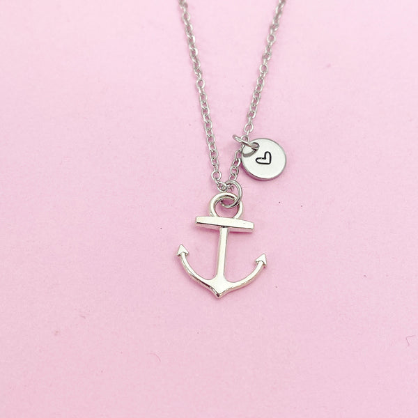 Anchor Necklace in Silver, BN866