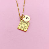 Gold or Silver Bingo Necklace, Bingo Club Gift, AN1883