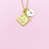 Gold or Silver Bingo Necklace, Bingo Club Gift, AN1883