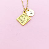 Gold or Silver Bingo Necklace, Bingo Club Gift, AN1883
