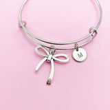 Silver Bow Charm Bracelet, N2120