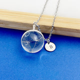 Dandelion Necklace in Gold or Silver, Wish Dandelion, Birthday Gifts, Terrarium Jewelry, Pressed Flowers Jewelry, Gardening Gift, DN200