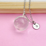 Dandelion Necklace in Gold or Silver, Wish Dandelion, Birthday Gifts, Terrarium Jewelry, Pressed Flowers Jewelry, Gardening Gift, DN200