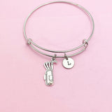 Silver Golf Club Charm Bracelet, AN1945