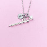 Music Band Gift Necklace, Oboe Necklace, Music Gift, Matching Band Gifts, N2931