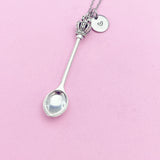 Kitchen Utensil Cross Crown Spoon Charm Necklace, N5604