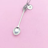 Kitchen Utensil Cross Crown Spoon Charm Necklace, N5604