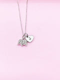 Silver Book Charm Necklace, N916