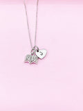 Silver Book Charm Necklace, N916