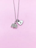 Silver Book Charm Necklace, N916