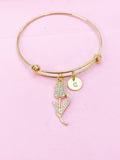 Gold Tulip Bracelet Birthday Gifts, Personalized Gifts, N5084