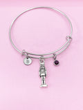 Silver Nutcracker Soldier Charm Bracelet, Personalized Gift, Christmas Gift, N676