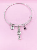 Silver Nutcracker Soldier Charm Bracelet, Personalized Gift, Christmas Gift, N676