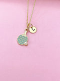 Ping Pong Racket Necklace, Table Tennis Bat Charm Necklace Gift, N4356