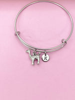 Silver Llama Bracelet, Llama Charm, Animal Charm, Alpaca Bracelet, Alpaca Charm, CN117