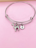 Silver Llama Bracelet, Llama Charm, Animal Charm, Alpaca Bracelet, Alpaca Charm, CN117