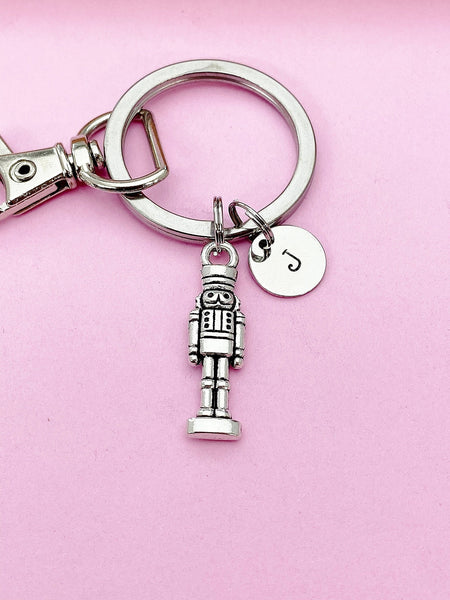 Nutcracker Soldier Christmas Ballet Charm Keychain, Personalized Gifts, N676A
