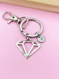 Silver Diamond Shaped Keychain, N116A