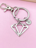 Silver Diamond Shaped Keychain, N116A