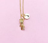 Gold Goldfish Charm Necklace, N2182
