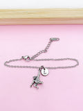 Silver or Gold Orangutan Charm Bracelet Monkey Wild Animal Zookeeper Gifts, BN249