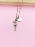 Hawaii Hula Dance Necklace in Gold or Silver, NN2204