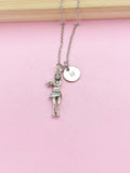 Hawaii Hula Dance Necklace in Gold or Silver, NN2204
