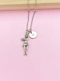 Hawaii Hula Dance Necklace in Gold or Silver, NN2204