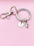 Football Keychain in Silver, Necklace and Bracelet in Option, N33A
