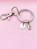Football Keychain in Silver, Necklace and Bracelet in Option, N33A