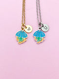 Jellyfish Necklace in Gold or Silver, N5633
