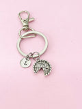 Silver Pie Keychain Gift, Thanksgiving Gift, Fall Jewelry, Personalized Gift, AN5429