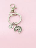 Silver Pie Keychain Gift, Thanksgiving Gift, Fall Jewelry, Personalized Gift, AN5429