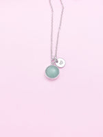 Aventurine Necklace, Green Aventurine Gemstone Jewelry, N3838