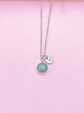 Aventurine Necklace, Green Aventurine Gemstone Jewelry, N3838