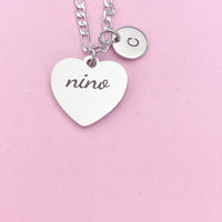 Nino Necklace Stainless Steel Nino Jewelry, Best Seller Christmas Gifts for Nino, D117