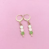 Gold Mochi Dango Earrings, N2943