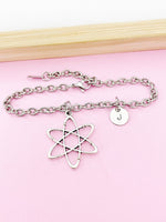 Silver Atom Charm Bracelet, N1499A