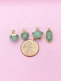 Green Aventurine Necklace, Natural Gemstone Jewelry N4261