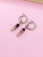 Gold Silver or Rose Gold Natural Tourmaline Earrings Gemstone Jewelry AN3977