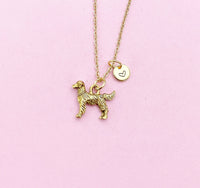 Golden Retriever Dog Necklace, N436