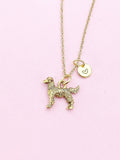 Golden Retriever Dog Necklace, N436
