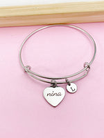 Nina Stainless Steel Bracelet, Personalized Gift, N4193A