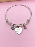Great Grandma Stainless Steel Bangle Bracelet, D004
