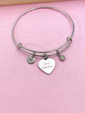Great Grandma Stainless Steel Bangle Bracelet, D004