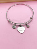 Great Grandma Stainless Steel Bangle Bracelet, D004