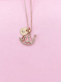 Rose Gold Allah Necklace, Arabic Jewelry, Arabic CZ Diamond Jewelry, Dainty Necklace, Personalized Gift, N5632