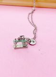 Silver Sewing Machine Charm Necklace, N1458