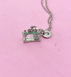 Silver Sewing Machine Charm Necklace, N1458